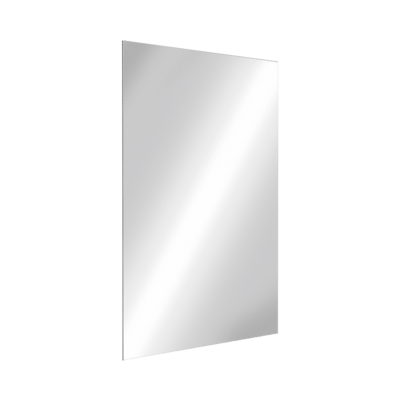 Espelho inquebrável inox autocolante, H. 600 mm