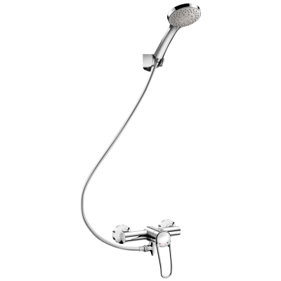 Conjunto de duche com misturadora mecânica