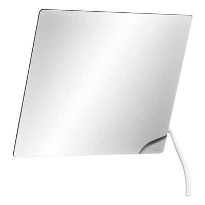 Espelho inclinável com alavanca Nylon branco