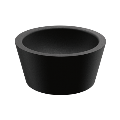 Lavatório de pousar preto ALGUI