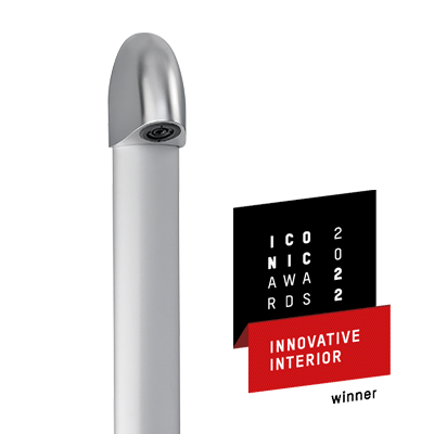 ICONIC AWARDS 2022 - INNOVATIVE INTERIOR: o painel de duche eletrónico SPORTING 2 SECURITHERM premiado