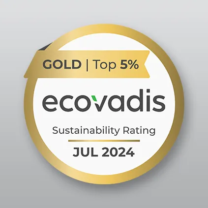 A DELABIE ganha a medalha de ouro EcoVadis