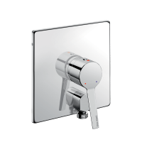 2551-Misturadora de duche mecânica encastrada com curva