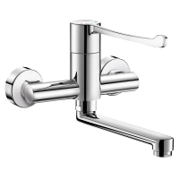 2437S-Misturadora de lavatório mecânica sequencial mural