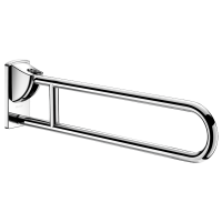 510164P-Barra de apoio rebatível Inox brilhante, L. 850 mm