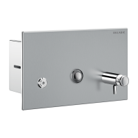 510711S-Doseador de sabão mural encastrado, 1 litro