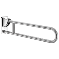 510164S-Barra de apoio rebatível Inox satinado, L. 850 mm