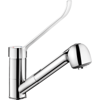 2211L-Misturadora de banca mecânica com chuveiro extraível