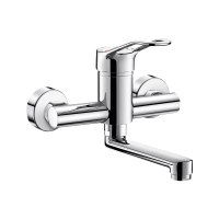 2446S-Misturadora de lavatório mecânica mural