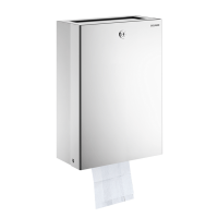 2561D-Dispensador de sacos higiénicos e papeleira