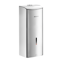 512066P-Doseador de sabão eletrónico mural, 1 litro