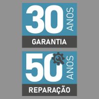 DELABIE: garantia alargada para 30 anos e reparação durante 50 anos
