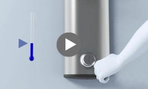 Ergonomia : abertura e fecho sequencias sobre a água fria