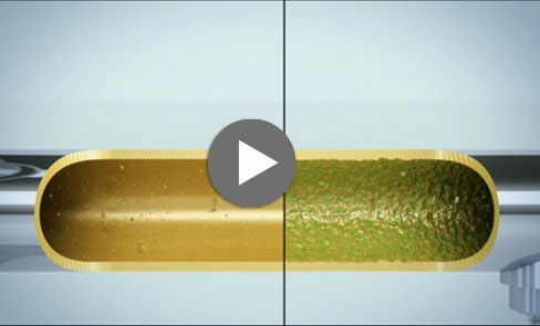 Controlo da proliferação bacteriana : corpo e bica da misturadora com interior liso