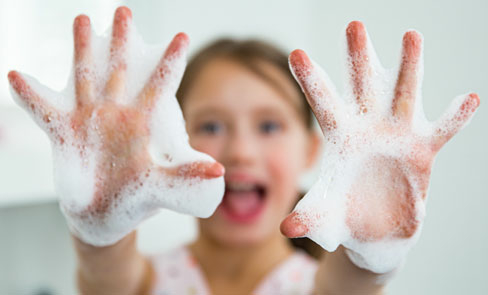 Lavagem e desinfeção das mãos