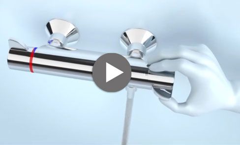 Ergonomia : misturadora de duche com manípulos ergonómicos para uma fácil preensão